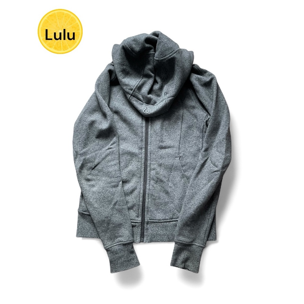 Lululemon Scuba Hoodie- Grey. Free shipping. Sz 8